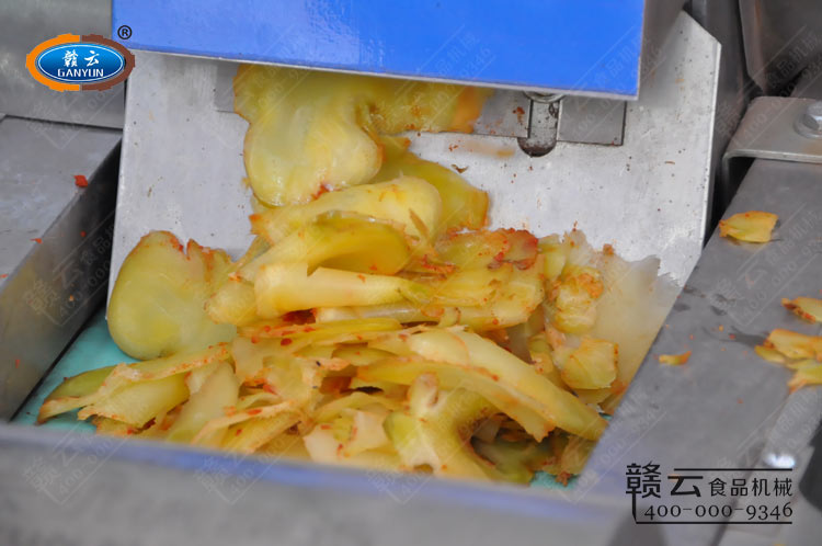 調試后離心式切片效果