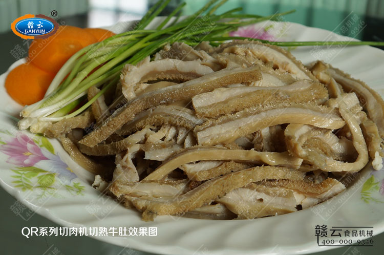 QR系列切肉機試機實拍圖