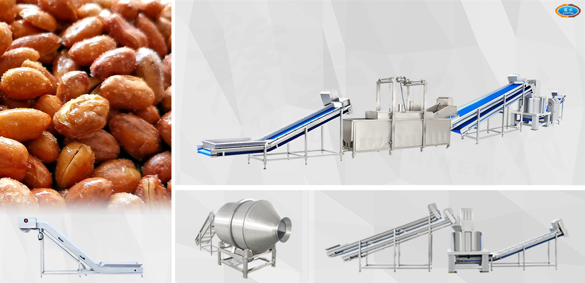 油炸花生技術(shù)解決方案設(shè)備展示 油炸花生技術(shù)解決方案設(shè)備展示